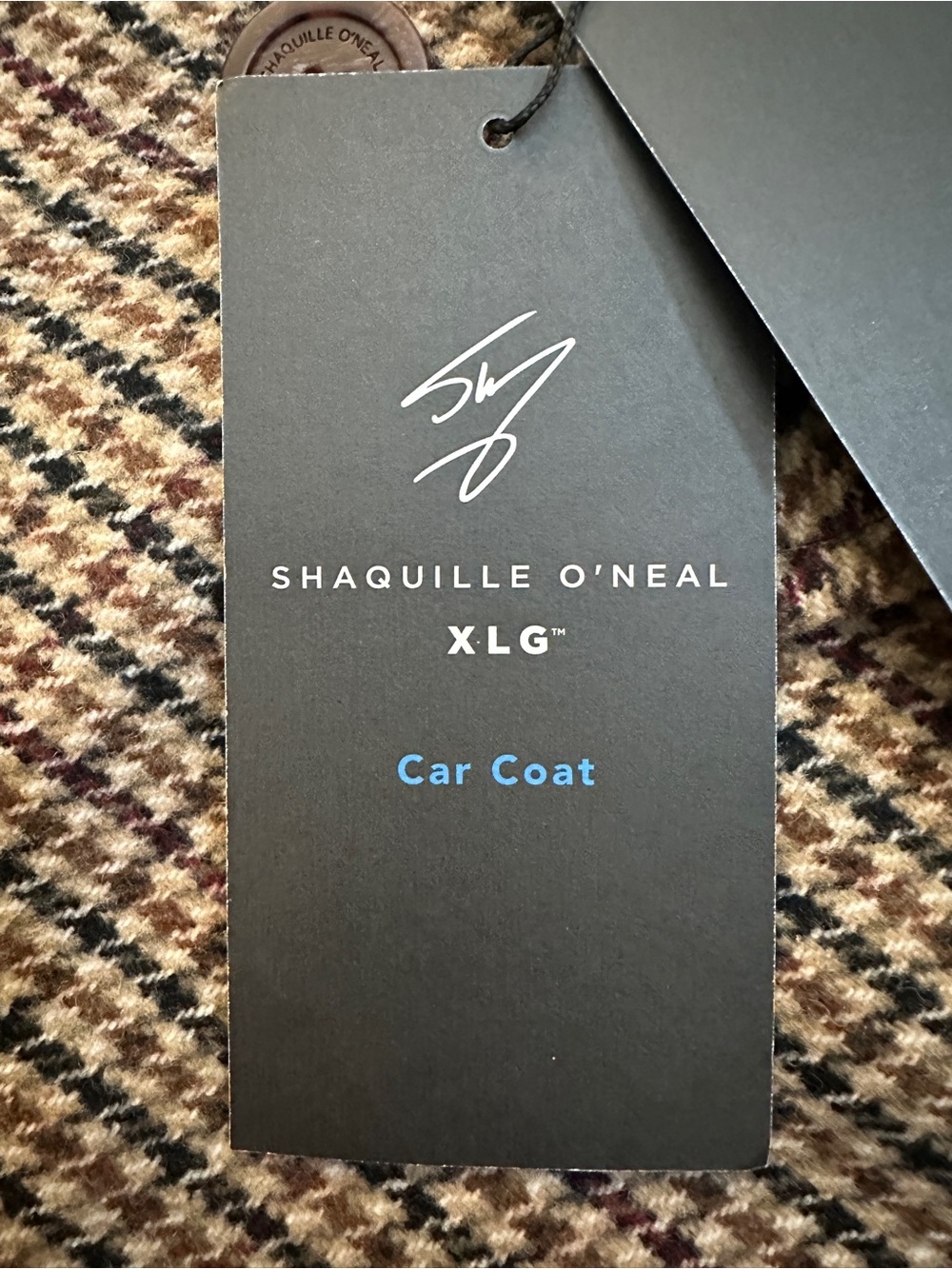 Shaquille O'Neal 20% Wool Midweight Car Coat Men’s Size 3XLT Multicoloured - Picture 5 of 12
